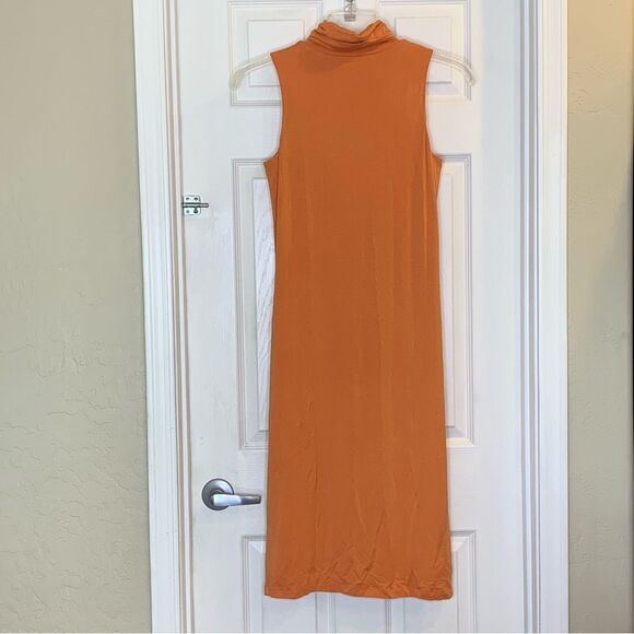 Cremieux Mina Dress in Cayenne Sunrise Sunset Size Small - Picture 3 of 10